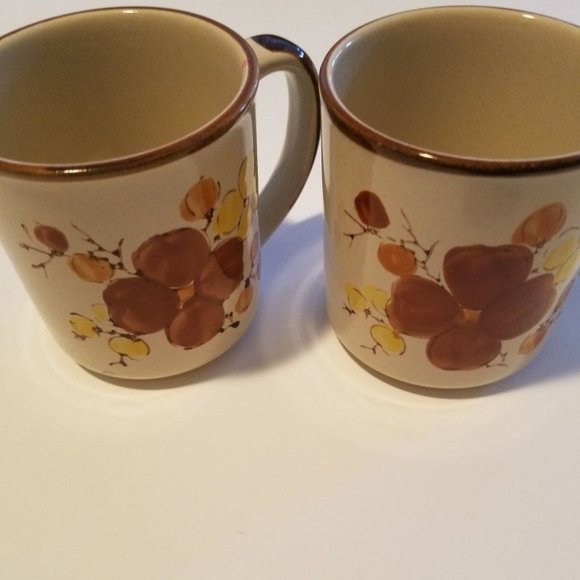 Vintage Mid Century JMP Stonecrest 8 Oz Mug Made In Korea Autumn Tropicana - Picture 1 of 5